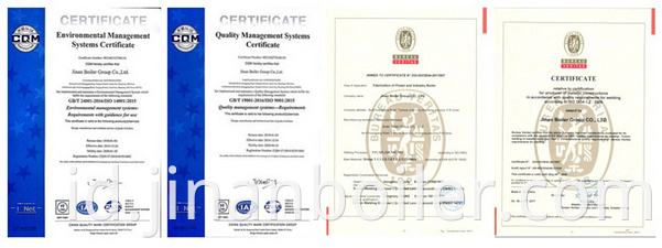 Company certificates two